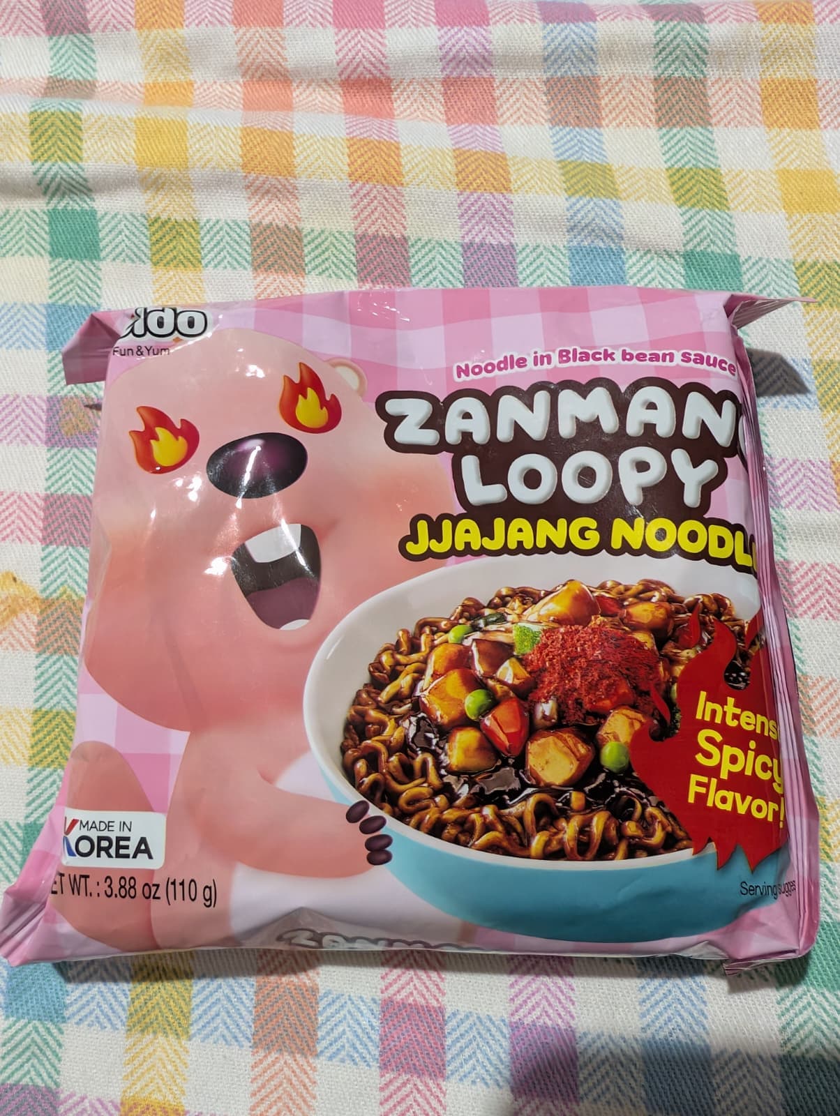 Paldo Zanmang Loopy Jjajang Noodle